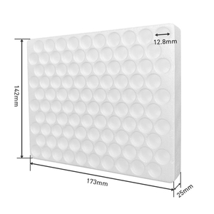 Tubo di raccolta del sangue sottovuoto vassoio per tubo in polistirolo per provetta da 13mm 100 posizioni del tubo di prova del sangue - Product Image 3