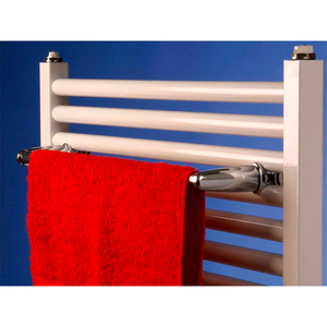 Cintre porte-serviettes chromé 50 cm pour radiateurs pour affichage de papier hygiénique - Product Image 3