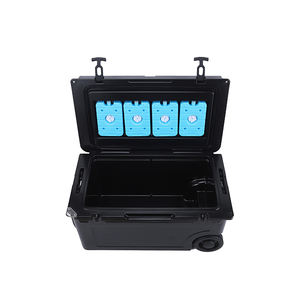 Nevera Portátil Térmica Rotomoldeada de Plástico con Impresión de Logotipo Personalizado, Capacidad de 55QT, Diseño Moderno para Almacenamiento de Alimentos en Campamentos al Aire Libre - Product Image 6