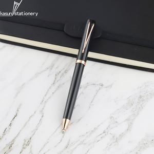 Stylos à bille de luxe en or rose de haute qualité Clip pour stylo à bille avec LOGO personnalisé pour cadeau d'hôtel <span class=keywords><strong>5</strong></span> étoiles - Product Image 2