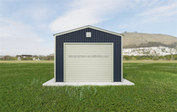 Cadre en acier galvanisé robuste Parking de voiture Toit en acier de qualité supérieure Tôle Abri d'auto Simple Garage extérieur étanche