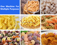 Vente chaude Machine à pâtes industrielle automatique pour la fabrication de snacks, spaghetti, macaroni, nouilles, extrudeuse et mélangeur de pâtes, machine à pâtes