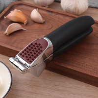 Knoflookpers Meshed Garlic Device Handleiding Gember Knoflook Smasher Walnootkraker Huishoudelijke zinklegering Keukengadget