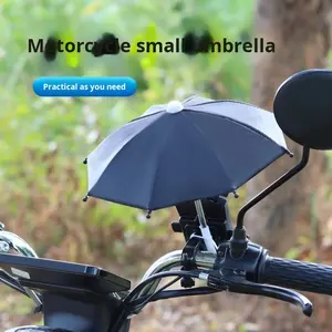 OVIDA Petite taille, cadre robuste, logo personnalisé, <span class=keywords><strong>ouverture</strong></span> manuelle, housse de téléphone pour moto, mini parapluie, accessoires pour moto - Product Image 1