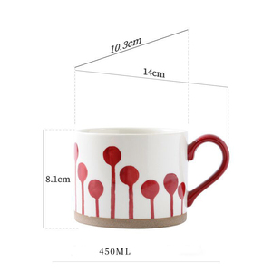 แก้วมักเซรามิก,แก้วกาแฟเซรามิกทรงกลมขนาดใหญ่ของขวัญคริสต์มาสแบบกำหนดเอง - Product Image 2