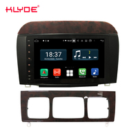 Autoradio Android pour Classe S W220 - Lecteur multimédia avec CarPlay et Android Auto sans fil, prise en charge de l'amplificateur, DSP, 4G LTE