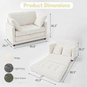 <span class=keywords><strong>Canapé</strong></span>-<span class=keywords><strong>lit</strong></span> moderne 2 places en mousse à mémoire de forme, pliable et extensible, idéal pour les petits espaces, vente en gros usine - Product Image 5