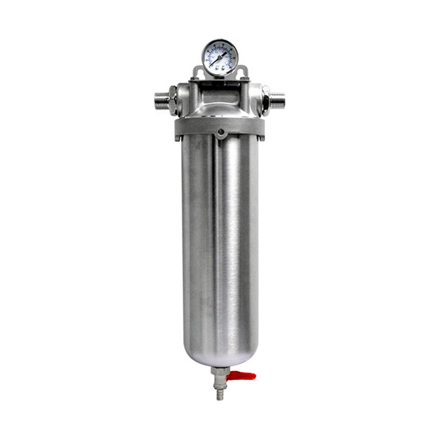 10T Prefilter Whole-House Central Ultra-High-Flow High-Pressure All-Stainless Steel 20Micron Filtration 3000 GPD Filter Water