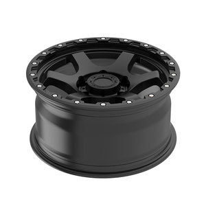 Wheelman Chất lượng cao đầy đủ Satin Đen 5x150 SUV Xe tải bánh xe 17 18 inch rim hợp kim 4x4 beadlock offroad bánh xe cho Tundra <span class=keywords><strong>Sequoia</strong></span> - Product Image 3