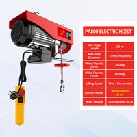 Mini palan électrique 220V neuf avec câble métallique pour hôtels, maisons et restaurants