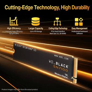 SSD NVMe SN7100 Gen4 PCIe M.2 2280 Kecepatan Baca hingga 7.250 MB/s Next Gen TLC 3D NAND untuk Desktop, Laptop, dan Perangkat Gaming Genggam - Product Image 4