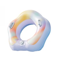 Bouée de natation gonflable confortable en forme d'œuf, auto-gonflante et anti-retournement, pour la plage, la piscine et les loisirs aquatiques
