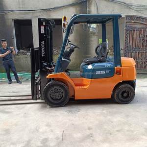 Used for Toyota Diesel <b>Forklift</b> 2.5 Ton 2500kg Fd25 Japanese Engine Powerful Rough Terrain 1 Year Warranty for Sale - Product Image 4