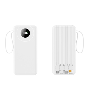 Nhà Máy Bán buôn 3 trong 1 <span class=keywords><strong>Mini</strong></span> pd20w ngân hàng điện 20000mAh sạc nhanh pin di động ngân hàng điện cầm tay với xây dựng trong cáp - Product Image 1