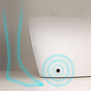 Inodoro Inteligente de Lujo <span class=keywords><strong>con</strong></span> Bidé, Apertura y Cierre Automáticos <span class=keywords><strong>con</strong></span> Sensor de Pie, Pantalla Digital, Asiento <span class=keywords><strong>con</strong></span> Calefacción, Descarga Automática - Product Image 4