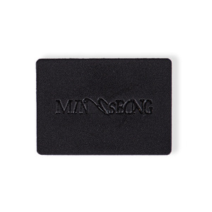 Etiquetas de Cuero Fu Han Rectangulares Negras de PU para Ropa, Accesorios Ecológicos para Prendas - Product Image 4