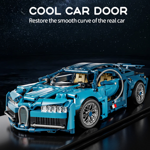 Prix d'usine 1131+ pièces, échelle 1:14, simulation CPSIA, <span class=keywords><strong>Bugatti</strong></span> <span class=keywords><strong>Divo</strong></span>, voiture à construire en blocs, <span class=keywords><strong>jouet</strong></span> en briques pour enfants de 6 ans et plus - Product Image 2