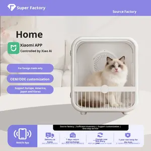 Séchoir pour animaux de compagnie, boîte de séchage pour chats et chiens, moteur DC <span class=keywords><strong>silencieux</strong></span>, protection contre la surchauffe, 220V, petit sèche-cheveux, souffleur d'eau - Product Image 5