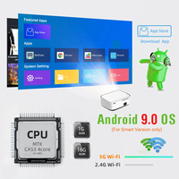 Liquidación de Fábrica, Proyector Inteligente BYINTEK K45, Resolución Nativa 1080P, 950 ANSI, Enfoque Eléctrico 2026, Cine en Casa con la Mejor Relación Calidad-Precio a $88