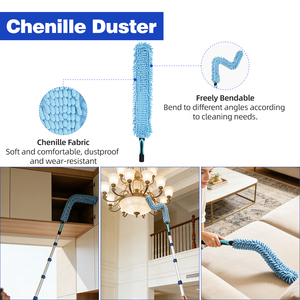 Kit de Herramientas Telescópicas de Aluminio para Limpieza de Ventanas <span class=keywords><strong>con</strong></span> Alimentación de Agua, Cepillo, <span class=keywords><strong>Limpiacristales</strong></span>, Dispensador de Jabón y Extensión para Limpiar Paneles Solares - Product Image 3