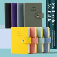 Mini carnet A6/A7 en cuir PU avec fermeture à bouton-pression, boucle porte-stylo, pochette étanche, journal de planification quotidienne, papeterie personnalisée