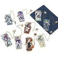 Signet en métal personnalisé sur le thème de l'anime, signet de dessin animé personnalisé, artisanat avec chaîne, cadeau durable pour les lecteurs, les fans et les amoureux des livres