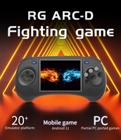 Console de jeu portable ANBERNIC RG ARC ARC-D 2024, écran IPS de 4 pouces, Android 11, Linux, lecteur vidéo rétro, prend en charge les commandes filaires, jeux