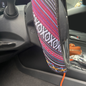 Funda de Cuero PVC para <span class=keywords><strong>Volante</strong></span> de Coche, Antideslizante, Universal, 15 Pulgadas - Product Image 6