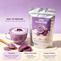 Poudre d'Ube en vrac, poudre violette, qualité alimentaire, OEM ODM, marque privée, directement de l'usine