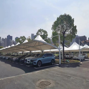 Carpa de Garaje con Estructura de Membrana, Cobertizo para Garaje, Toldo para Estacionamiento, Carport, Cubierta para Auto - Product Image 4