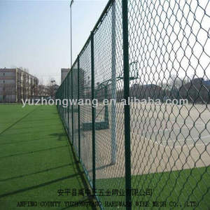 Clôture de terrain sportif haute sécurité, clôture en treillis métallique économique pour mur de clôture, clôture en fil de fer sécurisée, grillage à mailles losangées - Product Image 5