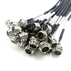 YZCONN GX16-4핀 케이블 원형 4핀 항공용 너트 타입 플러그 패널 장착형 암수 소켓 커넥터 - Product Image 3