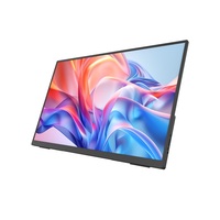 Monitor Portabel 23.8 Inci FHD IPS 1920 X 1080 100Hz LCD Layar Kedua HDMI untuk Laptop