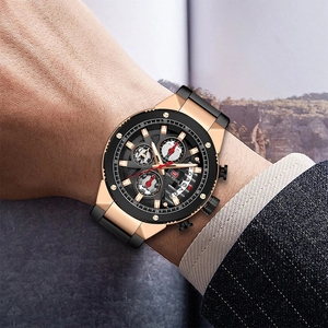 Reloj Mini Focus MF0397G <span class=keywords><strong>MF</strong></span> 0397, Cronógrafo Impermeable con Calendario, Reloj de Cuarzo de Moda para Hombre, Reloj de Lujo para Hombre - Product Image 1