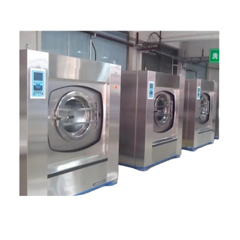 Máquina industrial automática para lavado de ropa, equipo de lavado de prendas de achine, spin industrial Asher