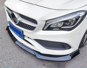 Parti del corpo labbro paraurti anteriore per 2012-2019 <span class=keywords><strong>Mercedes</strong></span> Benz classe <span class=keywords><strong>CLA</strong></span> W117 CLA200 3 pezzi stile ABS materiale anteriore Splitter Spoiler Lip - Product Image 4