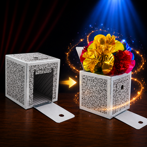 Caja Mágica de Producción, Caja Vacía con Ilusión de Apariencia, Accesorio <span class=keywords><strong>para</strong></span> Trucos de Magia en Escenario, <span class=keywords><strong>para</strong></span> Flores, Seda, Regalos, Dulces, Accesorios <span class=keywords><strong>para</strong></span> Magos - Product Image 1