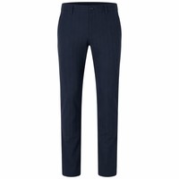 Pantalons de golf pour hommes |   Bande rayée ton sur ton bleu marine |   Tissu extensible quadridirectionnel respirant en gabardine, évacuant l'humidité, séchage rapide, fermeture éclair