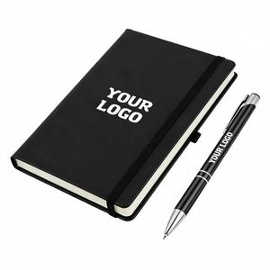 Wholesale Gift Promo Custom Logo <b>A5</b> A6 Pu Leather Planner <b>Lined</b> Journal <b>Notebook</b> for Writing,Business,Work & School - Product Image 1