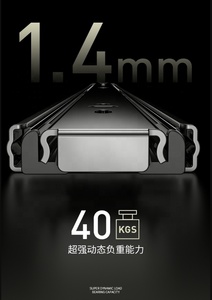 Modernplus 304 thép không gỉ mở rộng toàn bộ 45mm trượt ngăn kéo ổ bi mềm cho nhà bếp phòng ngủ phòng tắm - Product Image 3