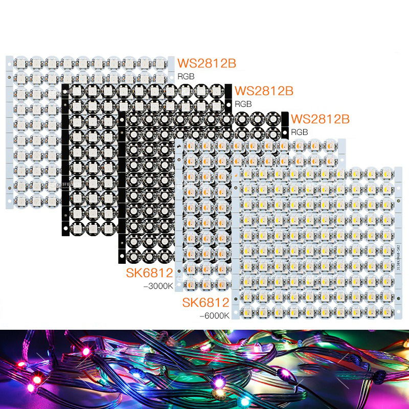 Etop 5V WS2812B SK6812 RGBW Smart Point Light PCB Board High Brightness Addressable LED Pixel Module for Decorative Lighting