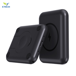 Cargador Inalámbrico ETECH 2025 Premium <span class=keywords><strong>3</strong></span> en 1 con Diseño Plegable, Puerto Tipo-C, Carga Rápida Qi2 de 15W, Material ABS, Molde Privado, Compatible con <span class=keywords><strong>IOS</strong></span>/Android - Product Image 2