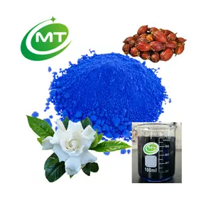 Pigment gardenya mavi toz ücretsiz örnek gıda sınıfı Bule doğal renk gardenya mavi toz E30 E40 Gardenia jasminoides toplu