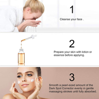 Gomme de cicatrice d'acné éclaircissant hydratant blanchissant élimine les taches boutons estompe les jointures correcteur sérum anti-taches crème pour le visage