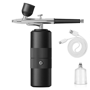 Kit d'aérographe professionnel pour le maquillage masculin, la <span class=keywords><strong>barbe</strong></span>, la teinture - Pulvérisateur anti-obstruction, marque privée - Product Image 3