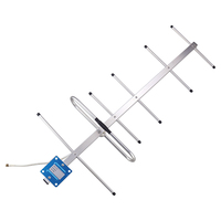 Antenne radar extérieure 6 unités 433 MHz 11 dBi, amplificateur de signal, connecteur de type N, répéteur de signal mobile à gain élevé GSM 400-470 MHz