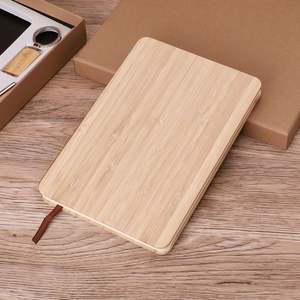 2025 personalizado promocional de lujo A5 respetuoso con el medio ambiente diario bambú Business Notebook regalo conjunto con Pen Flash Drive - Product Image 4