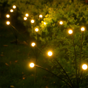 Lampe solaire étanche Type feu de feu Type lampe de noël jardin pelouse lampe de course guirlande de lampe solaire - Product Image 1