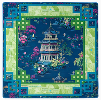 Tapis de table de mahjong carré de luxe, épais, silencieux, pliable, écologique, durable, portable, antidérapant, pour 4 joueurs
