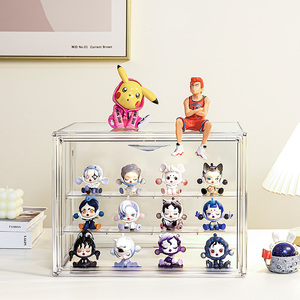 Funko Pop – support de figurines en acrylique Transparent, présentoir de jouets d'<span class=keywords><strong>action</strong></span>, présentoirs de figurines, Mini figurines transparentes - Product Image 4